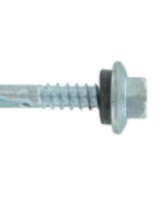 Screw, 5.5mm x 25mm, Hex. Washer Head, SDF, w/Neoprene, Dacr